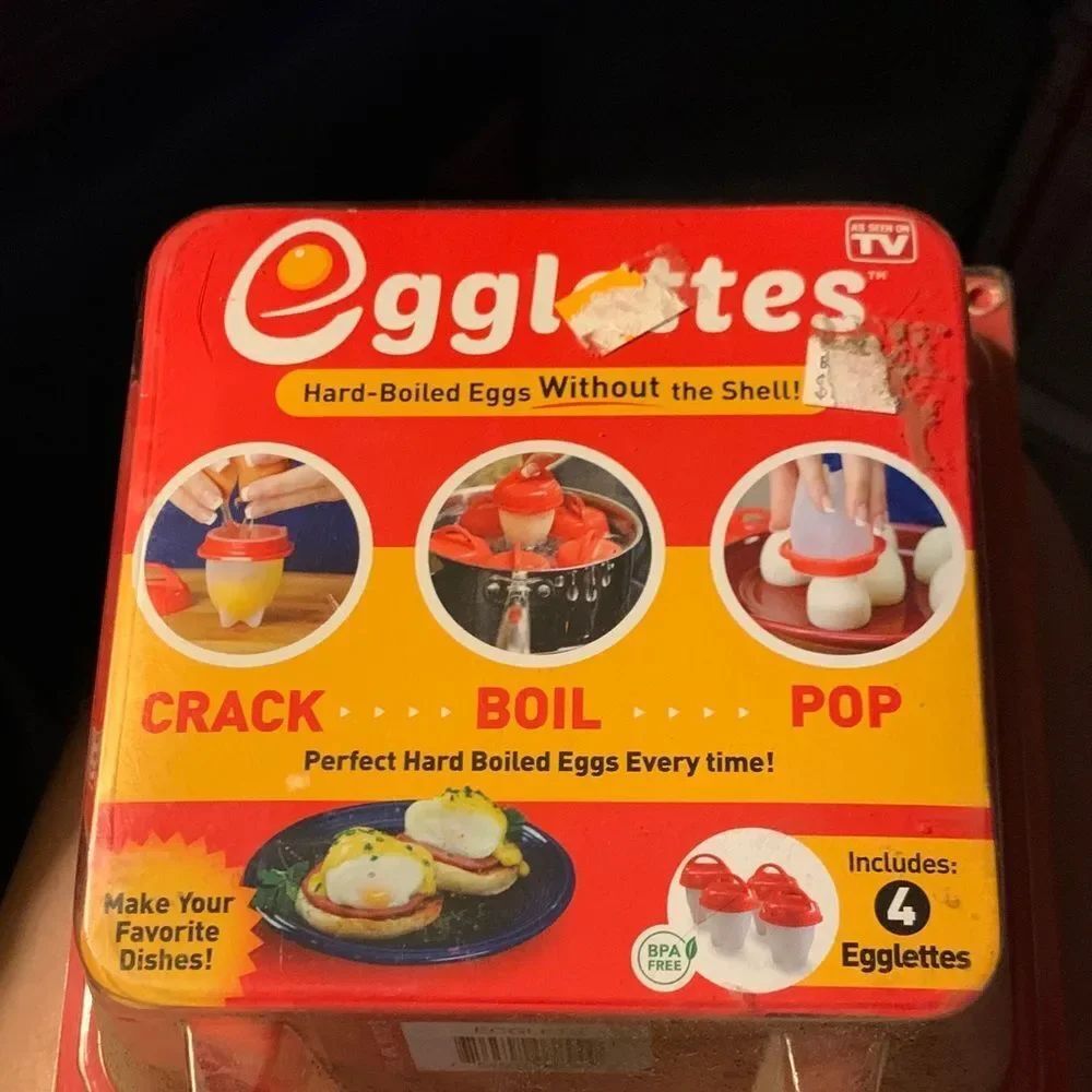 Red Egg Cooker Set